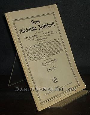 Die sozialistische Arbeiterjugendbewegung (Schluß). Von Otto Stählin. / Aus schwäbischen Täuferak...