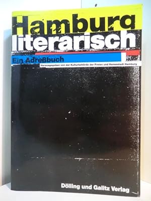 Bild des Verkufers fr Hamburg literarisch. Ein Adrebuch zum Verkauf von Antiquariat Weber