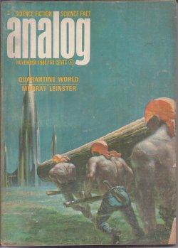 Bild des Verkufers fr ANALOG Science Fiction/ Science Fact: November, Nov. 1966 zum Verkauf von Books from the Crypt