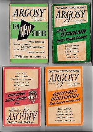 Argosy, 1960 : January, February, August, December. No.1, No.2, No.8, No.12