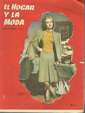 El Hogar y la Moda, Diciembre 1947. Año XXXIX, nº 1231.