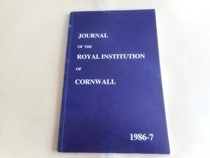 Imagen del vendedor de Journal of the Royal Institution of Cornwall:Volume X No.1.1986-7 a la venta por David Pearson
