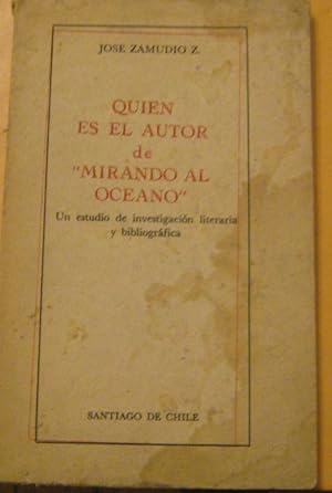 Imagen del vendedor de Quien es el autor de Mirando al Ocano?. a la venta por Librera Monte Sarmiento