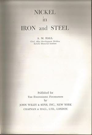 Nickel in Iron and Steel
