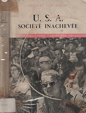 Bild des Verkufers fr U.S.A. socit inacheve zum Verkauf von LiBooks