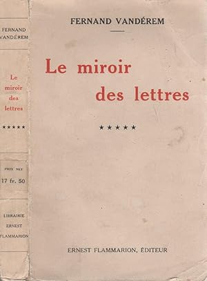 Bild des Verkufers fr Le miroir des lettres - Volume 5 zum Verkauf von LiBooks