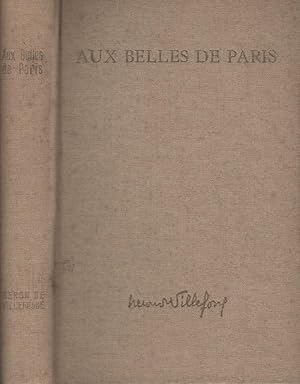 Imagen del vendedor de Aux belles de Paris a la venta por LiBooks