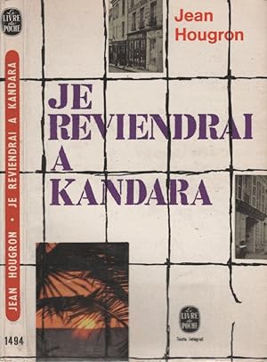 Imagen del vendedor de Je reviendrai  Kandara a la venta por LiBooks