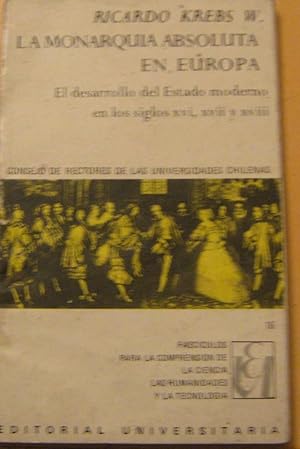 La monarquía absoluta en Europa. El desarrollo del Estado moderno en los siglos xvi, xvii y xviii