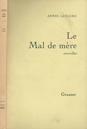 Seller image for Le Mal De Mre for sale by LiBooks