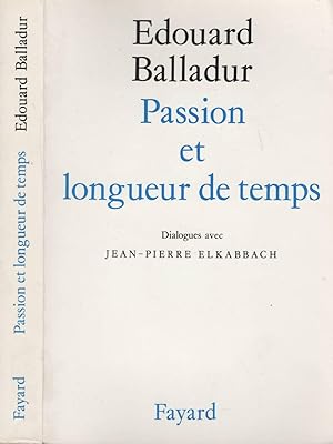 Seller image for Passion Et Longueur De Temps for sale by LiBooks