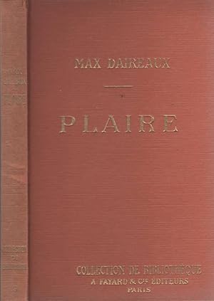 Seller image for Plaire for sale by LiBooks