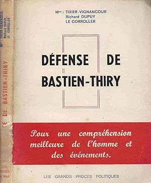 Image du vendeur pour Dfense de Bastien-Thiry mis en vente par LiBooks