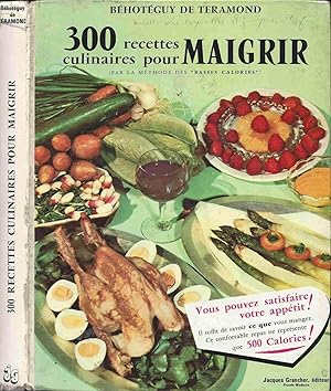 Bild des Verkufers fr 300 recettes culinaires pour maigrir zum Verkauf von LiBooks