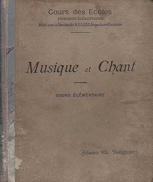 Imagen del vendedor de Musique et chant - Cours lmentaire a la venta por LiBooks