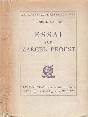 Seller image for Essai sur Marcel Proust for sale by LiBooks