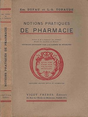 Seller image for Notions pratiques de pharmacie for sale by LiBooks