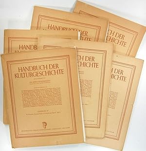 Deutsche Kultur im Zeitalter des Barock. Hefte 1-6/7. (Schlußheft, so komplett - Handbuch der Kul...