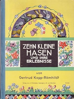 10 kleine Hasen und ihre Erlebnisse.