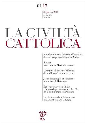 la civiltà cattolica ; janvier 2017