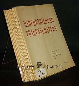 Konvolut aus 13 Heften: Mädchenbildung und Frauenschaffen. Enthält: Heft 7, Juli 1957. - Heft 8, ...