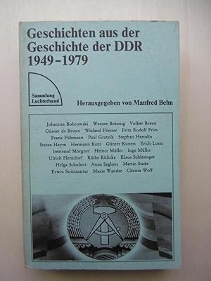 Bild des Verkufers fr Geschichten aus der Geschichte der DDR 1949-1979. zum Verkauf von Antiquariat Steinwedel