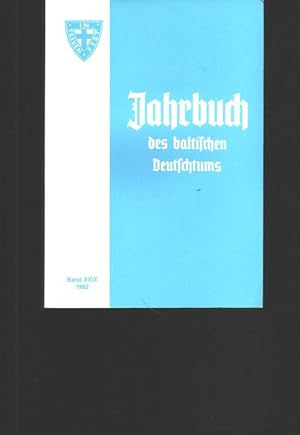 Imagen del vendedor de Jahrbuch des baltischen Deutschtums 1982 a la venta por Windau Antiquariat