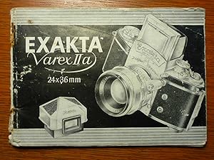 Ihagee - Exakta Varex II a - 24 x 36 mm - Original Bedienungsanleitung aus dem Jahre 1959 - Druck...