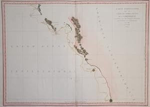 Carte particuliere de la cote du Nord- Ouest de l Amerique reconnue par le fregatte Francais.