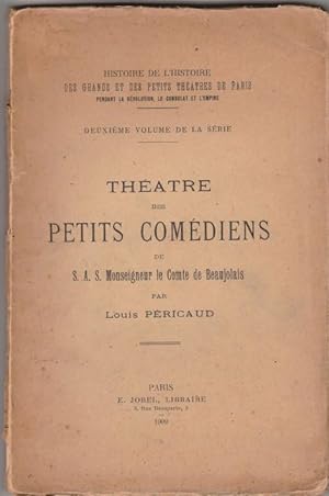 Theatre Des Petites Comediens De S.A.S. Monseigneur le Comte de Beaujolais.