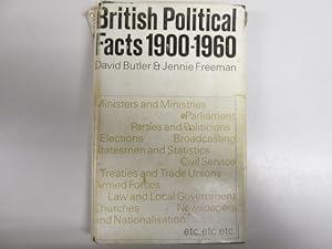 Image du vendeur pour BRITISH POLITICAL FACTS 1900-1960. mis en vente par Goldstone Rare Books