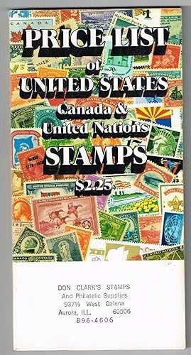 Comprehensive Price List of United States Stamps Including Confederate States & U. S. Pocessions;...