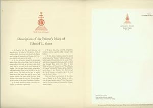 Description Of a Printer's Mark. With A Specimen Letterhead of a Widely-Known Typographer, Printe...
