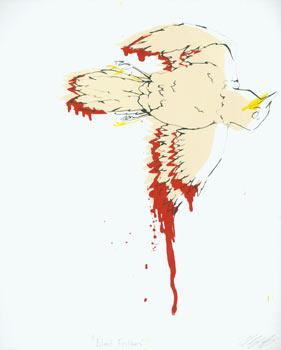 Blood Feathers. Numbered 1 of 5. Signed by the Artist.