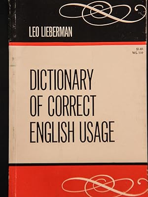 Seller image for Dictionary of Correct English Usage for sale by Mad Hatter Bookstore