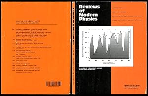 Seller image for Synthesis of the elements in stars: forty years of progress in Reviews of Modern Physics, Volume 69, Number 4, October 1997, pp. 995-1085 for sale by Atticus Rare Books