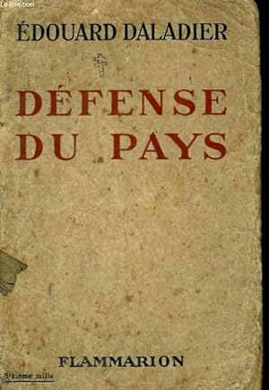 Bild des Verkufers fr DEFENSE DU PAYS. zum Verkauf von Le-Livre