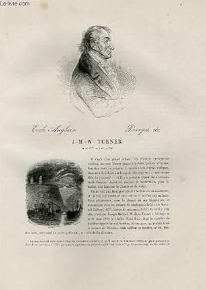 Seller image for Biographie de J.-M.-W. Turner (1775-1851) ; Ecole Anglaise ; Paysage, Mythologie, Allgorie ; Extrait du Tome 14 de l'Histoire des peintres de toutes les coles. for sale by Le-Livre