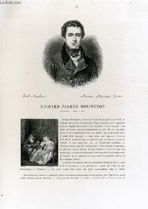 Seller image for Biographie de Richard Parkes Bonington (1801-1828) ; Ecole Anglaise ; Marine, Paysage, Genre ; Extrait du Tome 14 de l'Histoire des peintres de toutes les coles. for sale by Le-Livre