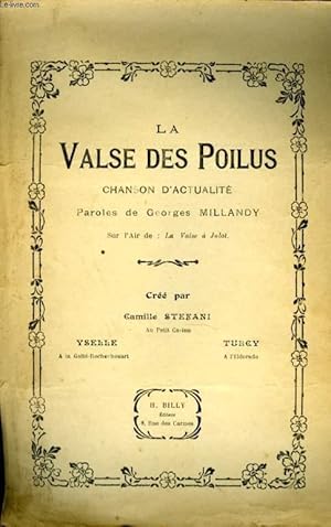 Image du vendeur pour LA CHANSON DES POILUS mis en vente par Le-Livre