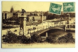 Paris. Le Pont Alexandre III.