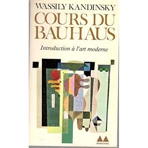 Image du vendeur pour Cours du Bauhaus. Introduction  l art moderne mis en vente par Librera Salamb