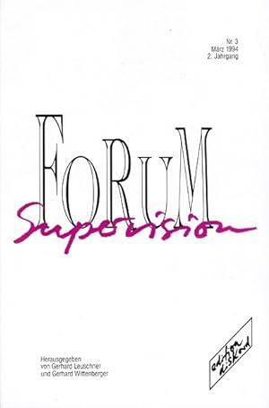 Image du vendeur pour Forum Supervision, Heft/ 3 Mrz 1994. mis en vente par Schrmann und Kiewning GbR