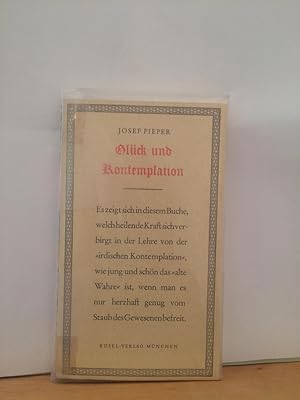 Bild des Verk�ufers f�r Gl�ck und Kontemplation zum Verkauf von Rudolf Steiner Buchhandlung