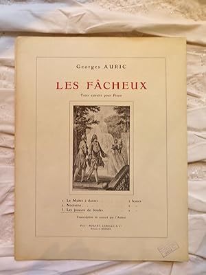 Les Fâcheux. Trois extraits pour piano. No.2: Nocturne / No.3: Les jours des boules. 2 Hefte (von...