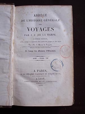 Imagen del vendedor de Abrg de l'histoire gnrale des voyages T.12 - Asie T.7 a la venta por Librairie Ancienne Zalc