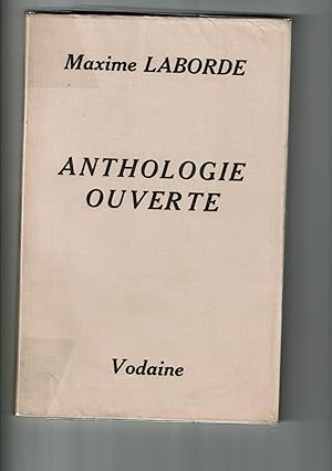 Bild des Verkufers fr Anthologie ouverte zum Verkauf von L'ENCRIVORE (SLAM-ILAB)