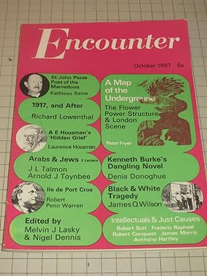 Seller image for 1967 Encounter Magazine:A Map of the Underground, The Flower Power Structure & London Scene (Psychedelic London) - Intellectuals & Just Causes - St.John Perse: Poet of the Marvelous - 1917 and After for sale by rareviewbooks