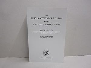 Minoan-Mycenaean Religion, and Its Survival in Greek Religion (Wesleyan Poetry)