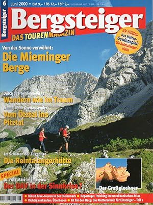 Immagine del venditore per Bergsteiger Heft 6 Juni 2000 venduto da Clivia Mueller